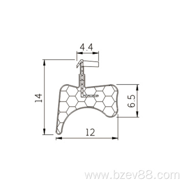 Embedded Seal Wooden Speakeasy Door Seal Wooden